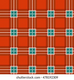 Tartan Plaid seamless pattern. Vector Illustration.