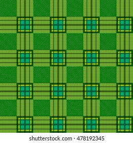 Tartan Plaid seamless pattern. Vector Illustration.