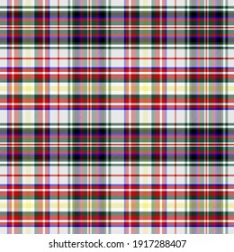 Tartan plaid. Patrón de control de vectores sin inconvenientes adecuado para la moda y los interiores.