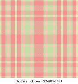 Tartan Plaid With Summer Color Pattern. Vector illustration. 