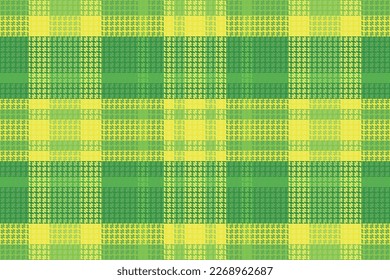 Tartan Plaid With Summer Color Pattern. Vector illustration. 