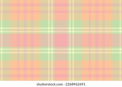 Tartan Plaid With Summer Color Pattern. Vector illustration. 