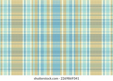Tartan Plaid With Summer Color Pattern. Vector illustration. 