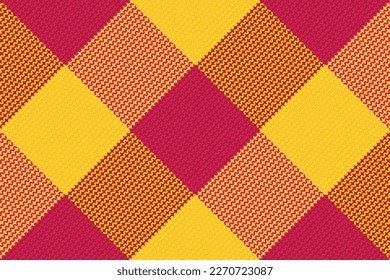 Tartan Plaid With Summer Color Pattern. Vector illustration. 