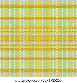 Tartan Plaid With Summer Color Pattern. Vector illustration. 