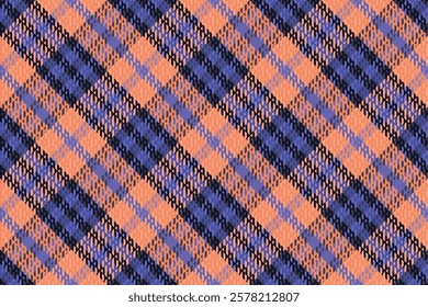Tartan Plaid With Summer Color Pattern. Vector illustration. 