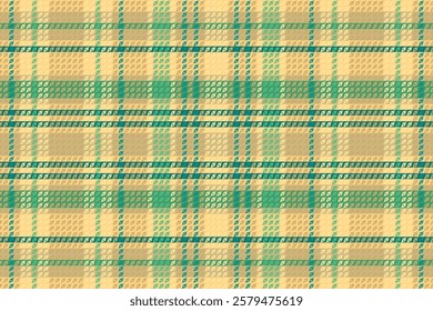 Tartan Plaid With Summer Color Pattern. Vector illustration. 