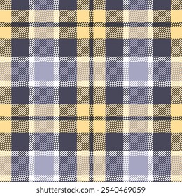 Patrón de textura a cuadros de tartán para estampado de tela, textiles, prendas de vestir, Fondo de pantalla y fondos. Diseño de Vector sin costuras.