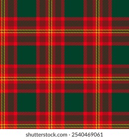Tartan xadrez padrão de textura para impressão de tecido, têxtil, vestuário, papel de parede e fundos. Design de vetor sem emenda.