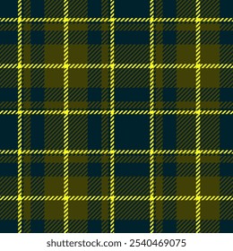 Tartan kariertes Texturmuster für Stoffdruck, Textilien, Kleidung, Tapeten und Hintergründe. Nahtloses Vektordesign.