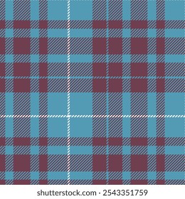 Tartan plaid texture pattern for fabric print, textile, wallpaper and backgrounds. Seamless vector design