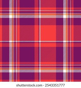 Patrón de textura a cuadros de tartán para estampado de tela, textil, Fondo de pantalla y fondos. Diseño de Vector sin costuras