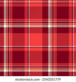 Tartan plaid texture pattern for fabric print, textile, wallpaper and backgrounds. Seamless vector design