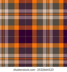 Tartan plaid texture pattern for textile, garments, fabric print, background and wallpaper. Seamless vector design.