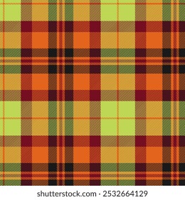 Tartan xadrez padrão de textura para têxteis, roupas, impressão de tecido, fundo e papel de parede. Design de vetor sem emenda.