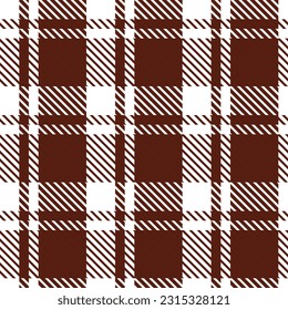 Tartan Plaid Vector Seamless Pattern. Traditional Scottish Checkered Background. Seamless Tartan Illustration Vector Set for Scarf, Blanket, Other Modern Spring Summer Autumn Winter Holiday Fabric