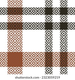 Tartan Plaid Vector Seamless Muster. Plaid Muster Nahtlos. für Scarf, Dress, Rock, andere moderne Frühling Herbst Winter Mode Textile Design.