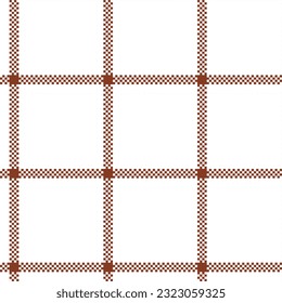 Tartan Plaid Vector Seamless Pattern. Gingham Patterns. Traditional Scottish Woven Fabric. Lumberjack Shirt Flannel Textile. Pattern Tile Swatch Included.