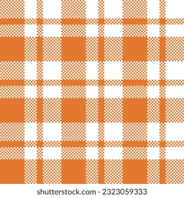 Tartan Plaid Vector Seamless Pattern. Tartan Seamless Pattern. Flannel Shirt Tartan Patterns. Trendy Tiles for Wallpapers.