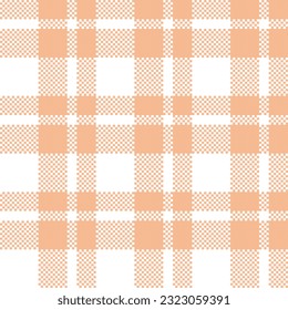 Tartan Plaid Vector Seamless Pattern. Checker Pattern. Seamless Tartan Illustration Vector Set for Scarf, Blanket, Other Modern Spring Summer Autumn Winter Holiday Fabric Print.