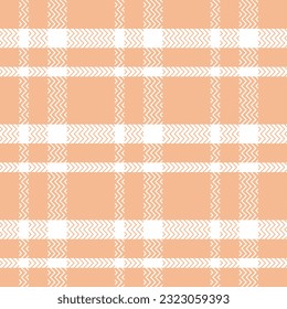 Tartan Plaid Vector Seamless Pattern. Checker Pattern. Seamless Tartan Illustration Vector Set for Scarf, Blanket, Other Modern Spring Summer Autumn Winter Holiday Fabric Print.