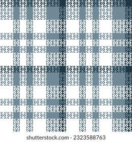 Tartan Plaid Vector Seamless Pattern. Classic Plaid Tartan. Flannel Shirt Tartan Patterns. Trendy Tiles for Wallpapers.