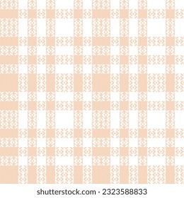 Patrón sin inconvenientes del vector de colocación de tartán. Patrones de Gingham. Plantilla para el ornamento de diseño. Textura De Tela Sin Precedentes.