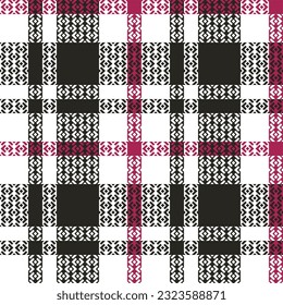 Patrón sin inconvenientes del vector de colocación de tartán. Patrón de tablero de ajedrez. para el Scarf, Vestido, Falda, Otro Diseño Textil de Moda de Invierno de Primavera Moderna de otoño.