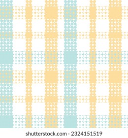 Tartan Plaid Vector Seamless Pattern. Traditional Scottish Checkered Background. Template for Design Ornament. Seamless Fabric Texture.