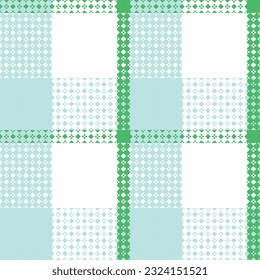 Tartan Plaid Vector Seamless Pattern. Traditional Scottish Checkered Background. Traditional Scottish Woven Fabric. Lumberjack Shirt Flannel Textile. Pattern Tile Swatch Included.