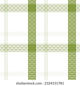 Tartan Plaid Vector Seamless Pattern. Checkerboard Pattern. Seamless Tartan Illustration Vector Set for Scarf, Blanket, Other Modern Spring Summer Autumn Winter Holiday Fabric Print.