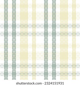 Tartan Plaid Vector Seamless Pattern. Plaid Pattern Seamless. for Scarf, Dress, Skirt, Other Modern Spring Autumn Winter Fashion Textile Design.