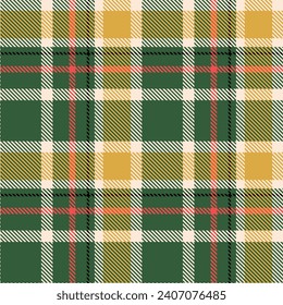 Tartan Plaid Vector Seamless Pattern. Plaids Pattern Seamless. Traditional Scottish Woven Fabric. Lumberjack Shirt Flannel Textile. Pattern Tile Swatch Included.