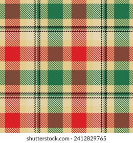 Tartan Plaid Vector Seamless Muster. Abstraktes Prüfmuster. Nahtlose Tartan Illustration Vector Set für Scarf, Blanket, andere moderne Frühjahrsferien Herbst Winter Feiertage Stoffdruck.