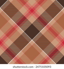 Tartán a cuadros de Vector sin costuras. Tradicional fondo escocés a cuadros. Tejido escocés tradicional. Tejido de franela con camisa de leñador. Muestra de azulejos de patrón incluida.