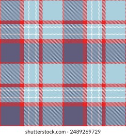 Tartan Plaid Vector Seamless Pattern. Tartan Seamless Pattern. Traditional Scottish Woven Fabric. Lumberjack Shirt Flannel Textile. Pattern Tile Swatch Included.