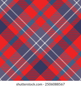 Tartan Plaid Vector Seamless Pattern. Checkerboard Pattern. Flannel Shirt Tartan Patterns. Trendy Tiles for Wallpapers.