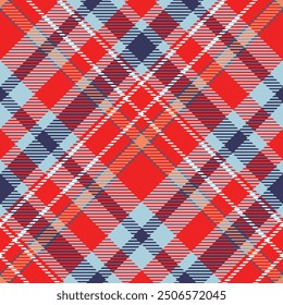 Tartan Plaid Vector Seamless Pattern. Checkerboard Pattern. Seamless Tartan Illustration Vector Set for Scarf, Blanket, Other Modern Spring Summer Autumn Winter Holiday Fabric Print.