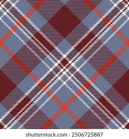 Tartan Plaid Vector Seamless Pattern. Scottish Tartan Seamless Pattern. Seamless Tartan Illustration Vector Set for Scarf, Blanket, Other Modern Spring Summer Autumn Winter Holiday Fabric Print.
