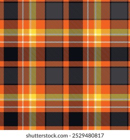 Tartan Plaid Vector Seamless Pattern. Scottish Plaid, for Scarf, Dress, Skirt, Other Modern Spring Autumn Winter Fashion Textile Design.