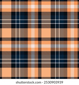 Tartan Plaid Vector Seamless Pattern. Abstract Check Plaid Pattern. Seamless Tartan Illustration Vector Set for Scarf, Blanket, Other Modern Spring Summer Autumn Winter Holiday Fabric Print.