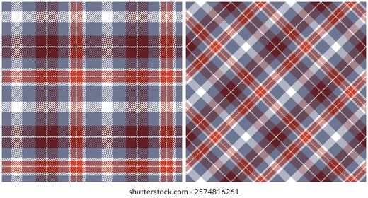 Tartan Plaid Vector Seamless Pattern. Plaids Pattern Seamless. Seamless Tartan Illustration Vector Set for Scarf, Blanket, Other Modern Spring Summer Autumn Winter Holiday Fabric Print.