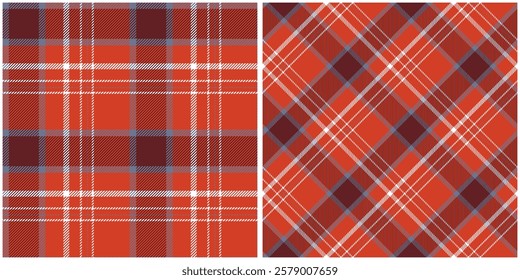 Tartan Plaid Vector Seamless Pattern. Plaids Pattern Seamless. Traditional Scottish Woven Fabric. Lumberjack Shirt Flannel Textile. Pattern Tile Swatch Included.