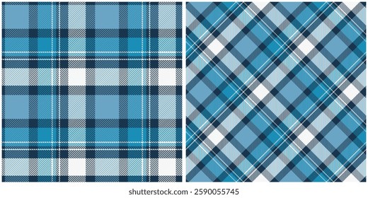 Tartan Plaid Vector Seamless Pattern. Plaid Pattern Seamless. Traditional Scottish Woven Fabric. Lumberjack Shirt Flannel Textile. Pattern Tile Swatch Included.