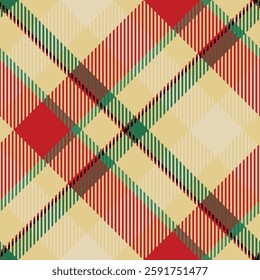 Tartan Plaid Vector Seamless Pattern. Scottish Plaid, for Scarf, Dress, Skirt, Other Modern Spring Autumn Winter Fashion Textile Design.