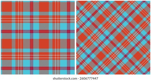 Tartan Plaid Vector Seamless Pattern. Classic Scottish Tartan Design. for Shirt Printing,clothes, Dresses, Tablecloths, Blankets, Bedding, Paper,quilt,fabric and Other Textile Products.