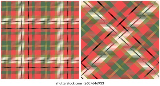 Tartan Plaid Vector Seamless Pattern. Checker Pattern. for Scarf, Dress, Skirt, Other Modern Spring Autumn Winter Fashion Textile Design.