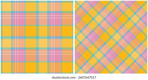 Tartan Plaid Vector Seamless Pattern. Classic Scottish Tartan Design. for Scarf, Dress, Skirt, Other Modern Spring Autumn Winter Fashion Textile Design.