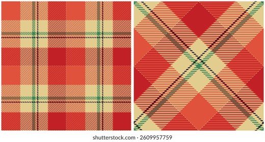 Tartan Plaid Vector Seamless Pattern. Scottish Plaid, Flannel Shirt Tartan Patterns. Trendy Tiles for Wallpapers.