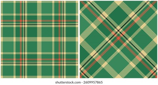 Tartan Plaid Vector Seamless Pattern. Classic Plaid Tartan. Flannel Shirt Tartan Patterns. Trendy Tiles for Wallpapers.